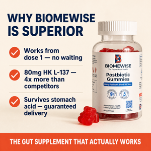 Biomewise Postbiotic Gummies