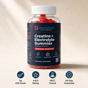 Biomewise Creatine + Electrolyte Gummies