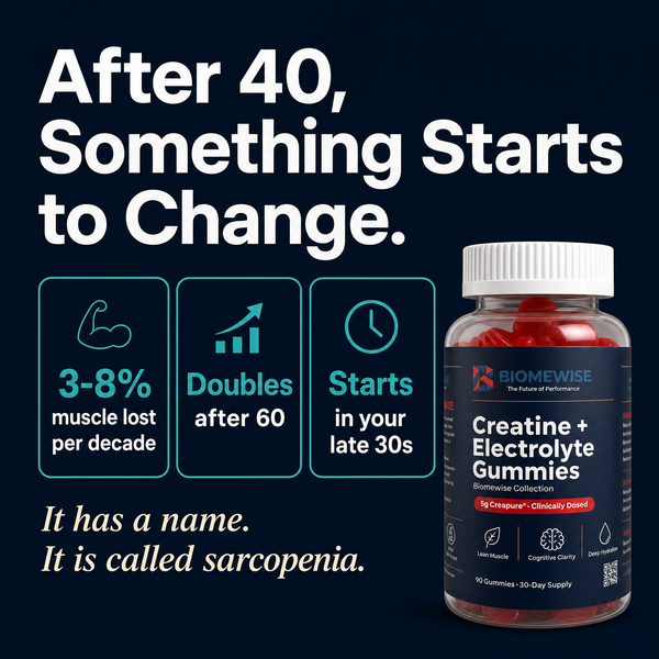 Biomewise Creatine + Electrolyte Gummies