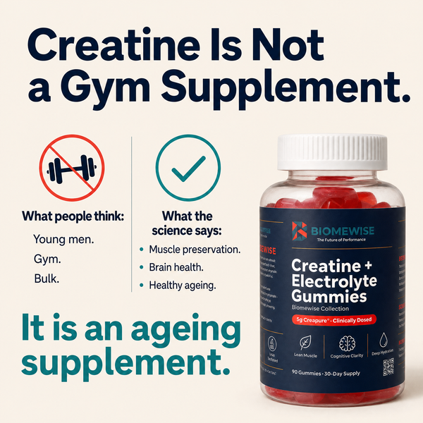 Biomewise Creatine + Electrolyte Gummies