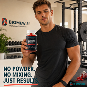 Biomewise Creatine + Electrolyte Gummies Built For Athletes