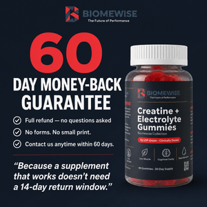 Biomewise Creatine + Electrolyte Gummies