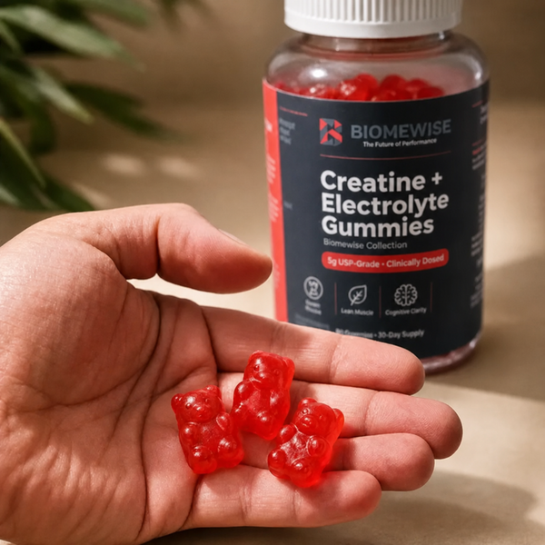 Biomewise Creatine + Electrolyte Gummies