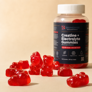Biomewise Creatine + Electrolyte Gummies
