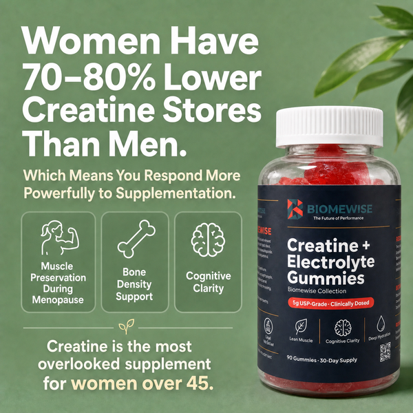 Biomewise Creatine + Electrolyte Gummies