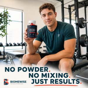 Biomewise Creatine + Electrolyte Gummies Built For Athletes